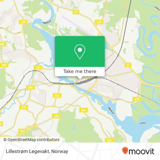 Lillestrøm Legevakt map