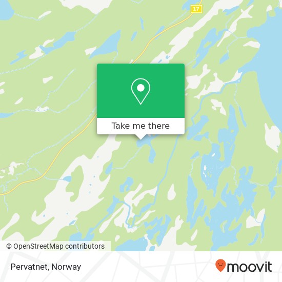 Pervatnet map