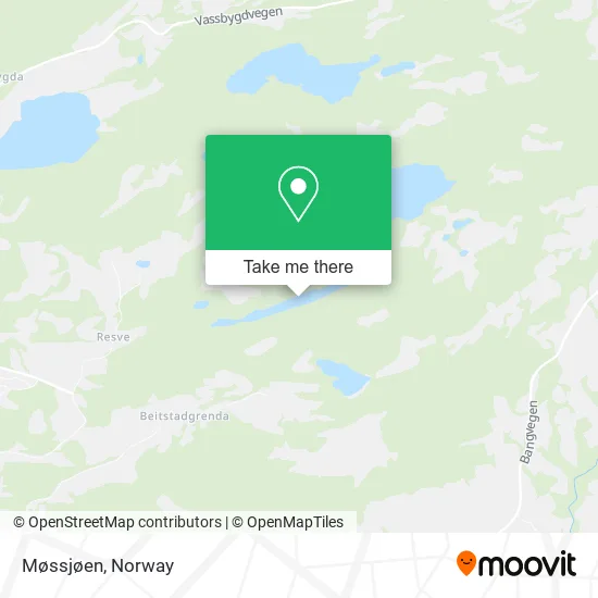 Møssjøen map