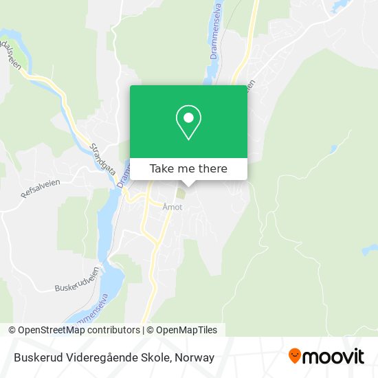 Buskerud Videregående Skole map