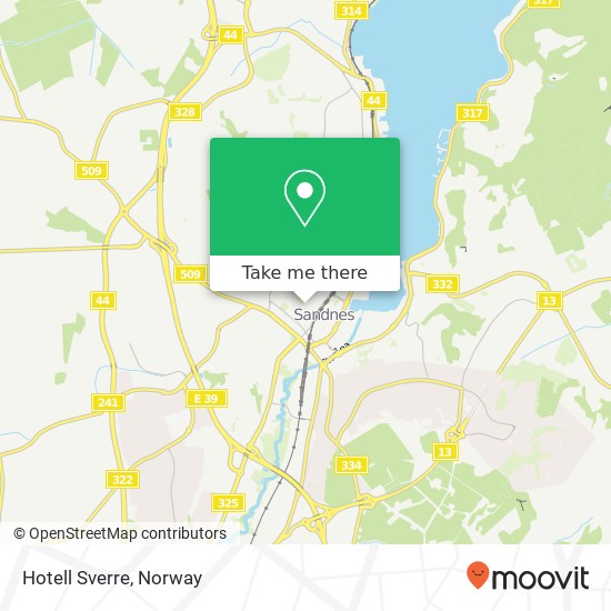 Hotell Sverre map