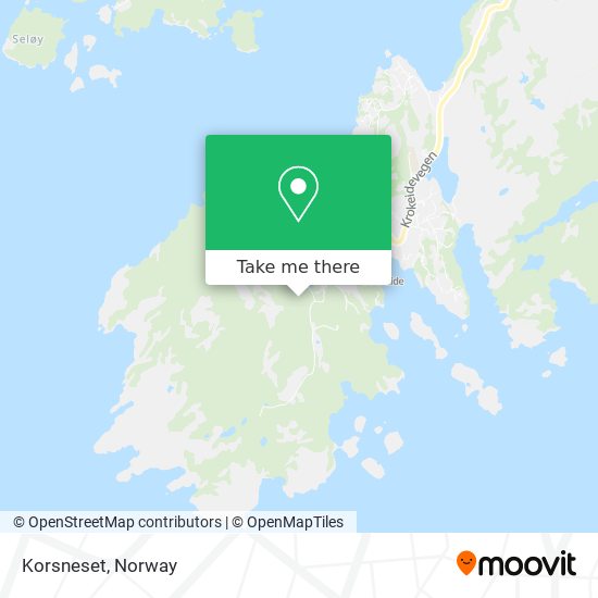 Korsneset map