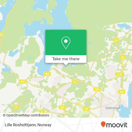 Lille Rosholttjenn map
