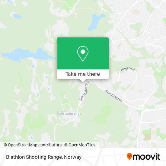 Biathlon Shooting Range map