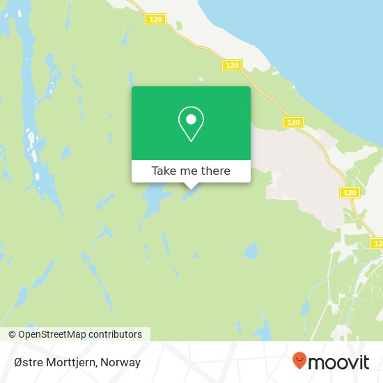 Østre Morttjern map