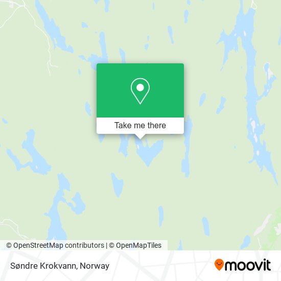 Søndre Krokvann map