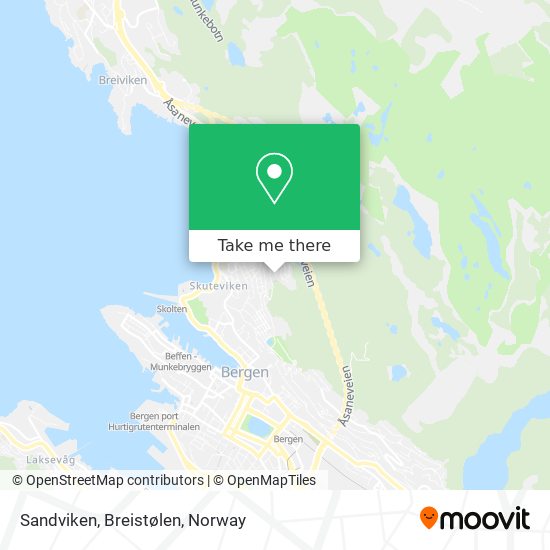 Sandviken, Breistølen map