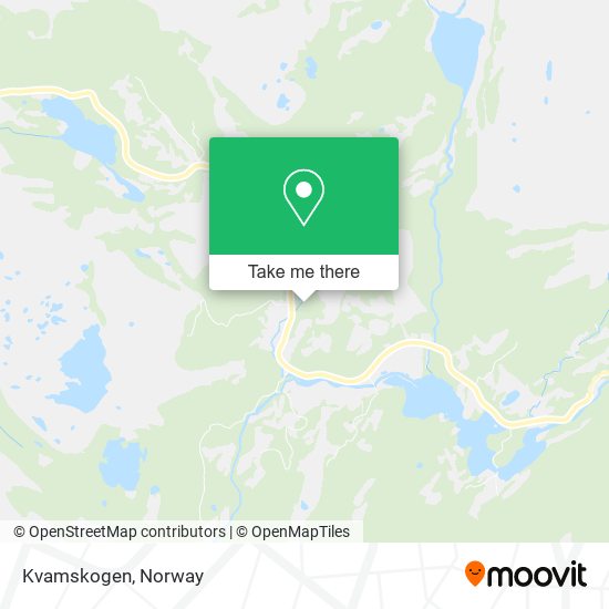 Kvamskogen map