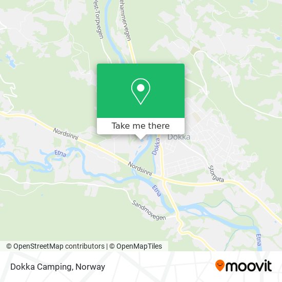 Dokka Camping map