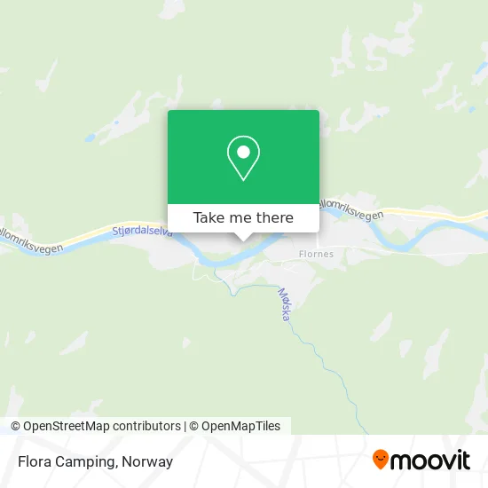 Flora Camping map