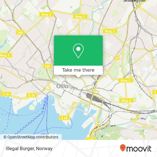 Illegal Burger map