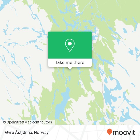 Øvre Åstjønna map