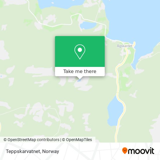 Teppskarvatnet map