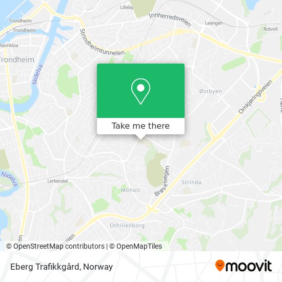 Eberg Trafikkgård map