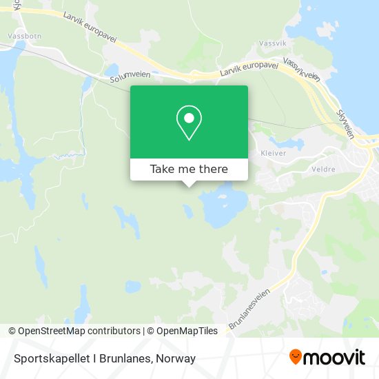 Sportskapellet I Brunlanes map
