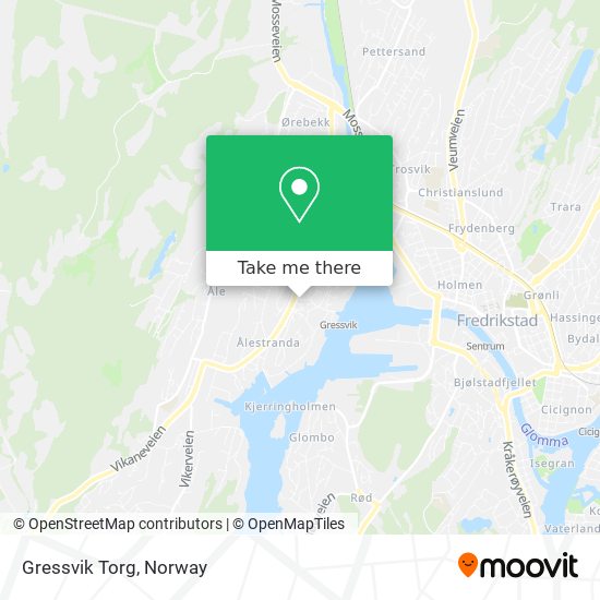 Gressvik Torg map