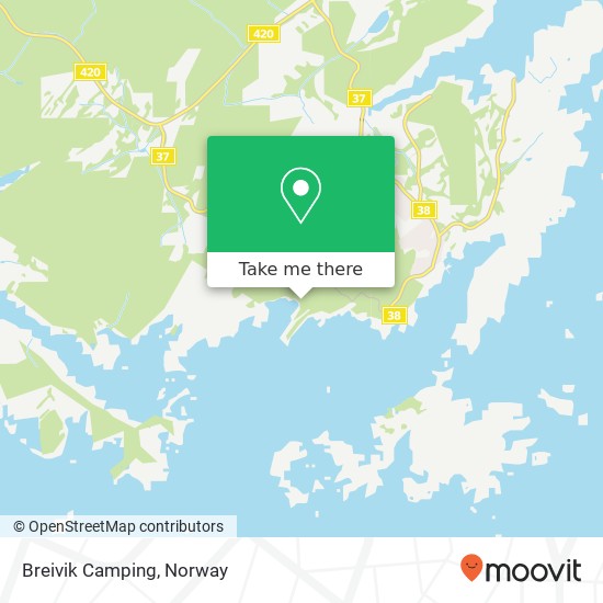 Breivik Camping map