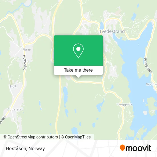 Heståsen map