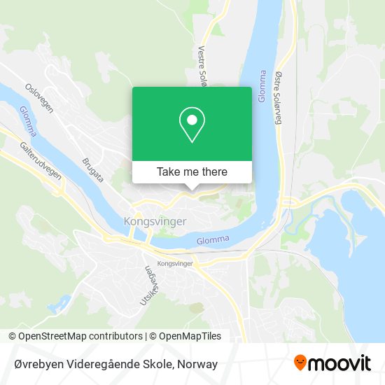Øvrebyen Videregående Skole map