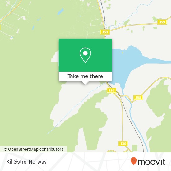 Kil Østre map