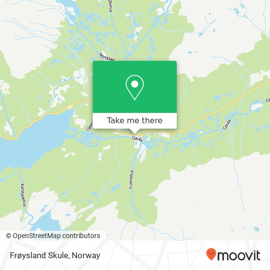 Frøysland Skule map