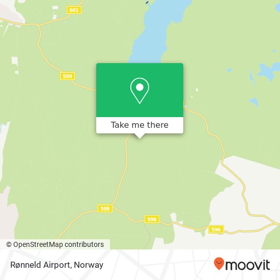 Rønneld Airport map