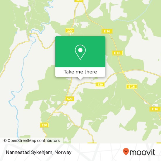 Nannestad Sykehjem map