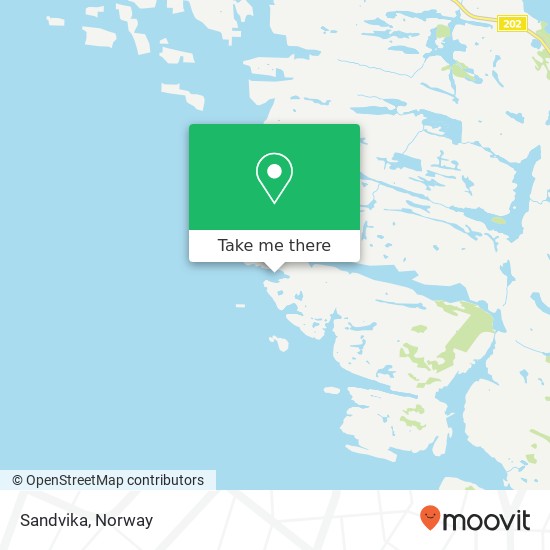 Sandvika map