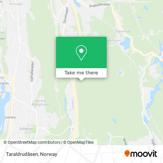 Taraldrudåsen map