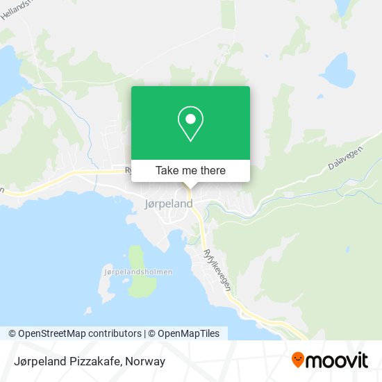 Jørpeland Pizzakafe map