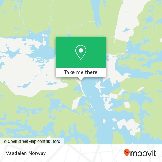 Våsdalen map