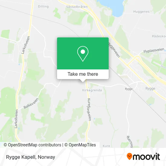 Rygge Kapell map