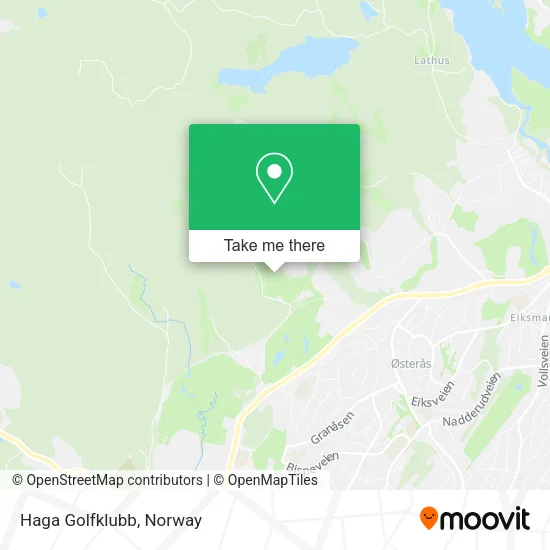 Haga Golfklubb map