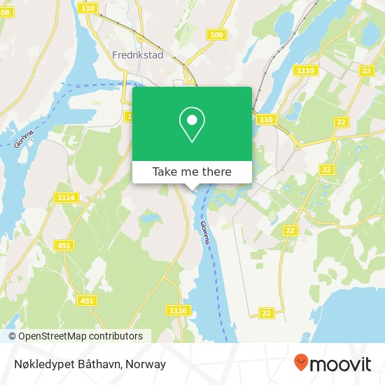 Nøkledypet Båthavn map
