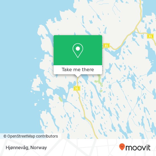 Hjønnevåg map