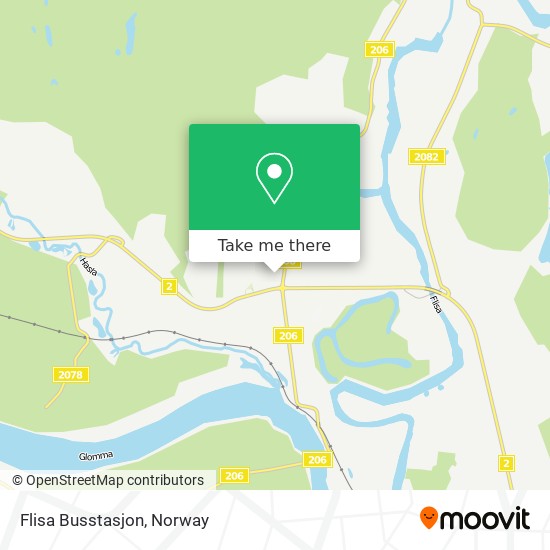 How To Get To Flisa Busstasjon In Åsnes By Bus Or Train?