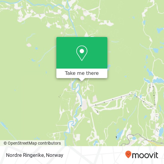 Nordre Ringerike map