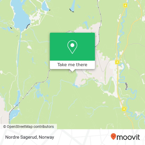 Nordre Sagerud map