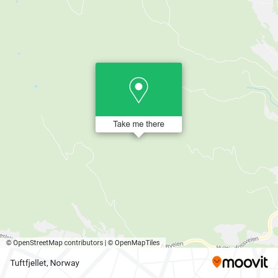 Tuftfjellet map