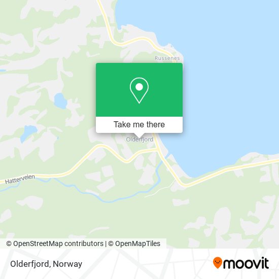 Olderfjord map
