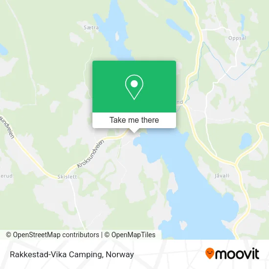 Rakkestad-Vika Camping map