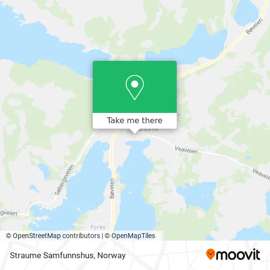 Straume Samfunnshus map