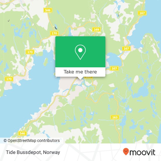 Tide Bussdepot map