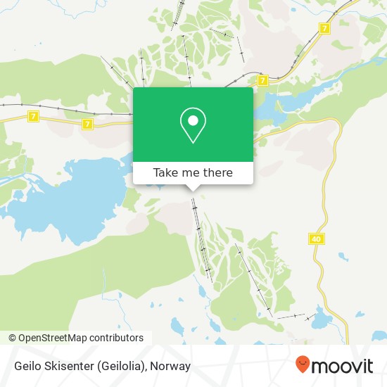 Geilo Skisenter (Geilolia) map