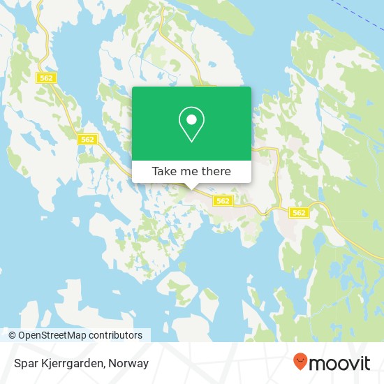 Spar Kjerrgarden map