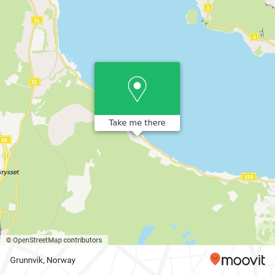 Grunnvik map
