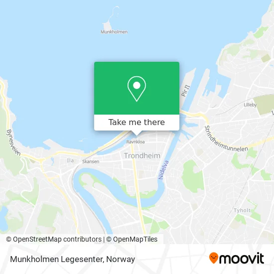 Munkholmen Legesenter map