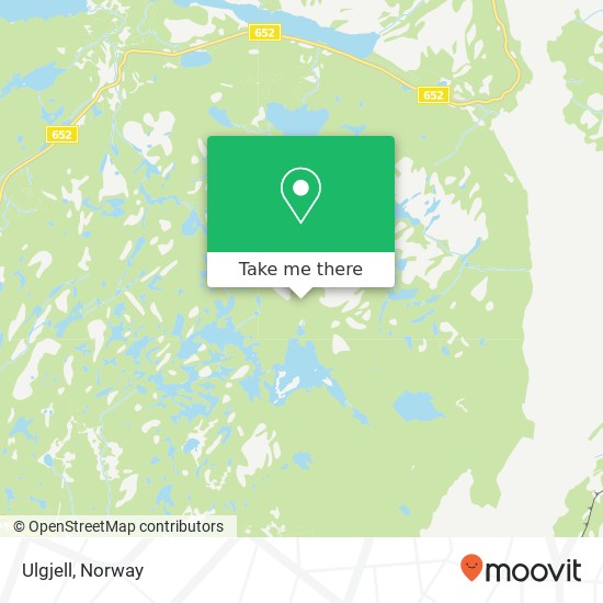 Ulgjell map