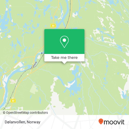 Dølanvollen map