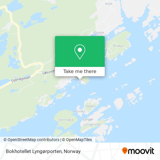 Bokhotellet Lyngørporten map